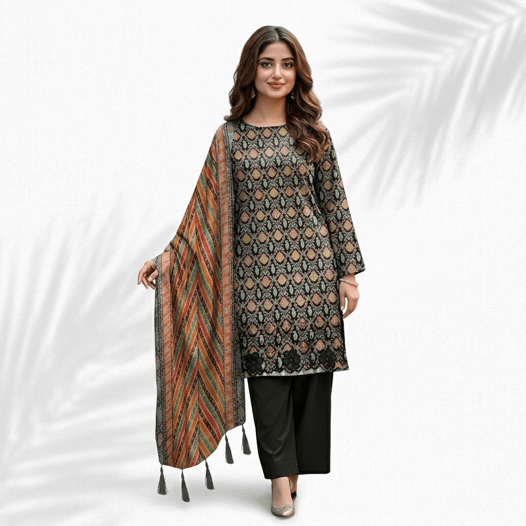 Chicken kari and laser cut daman