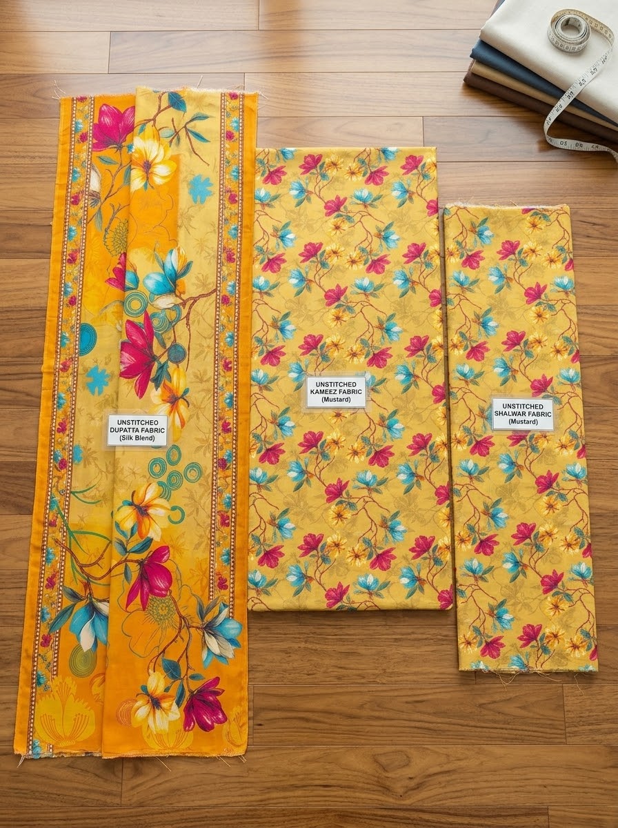 Classy Linen Printed 3-Piece