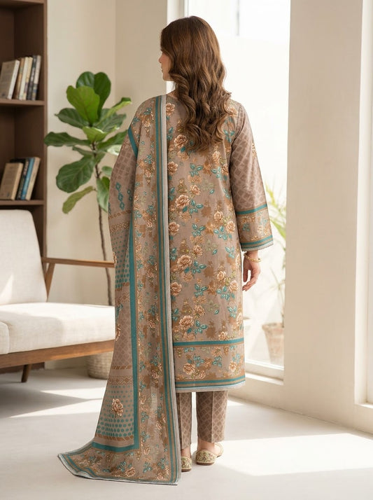 Classy Linen Printed 3-Piece