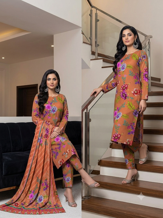 Lawn 3pc suit